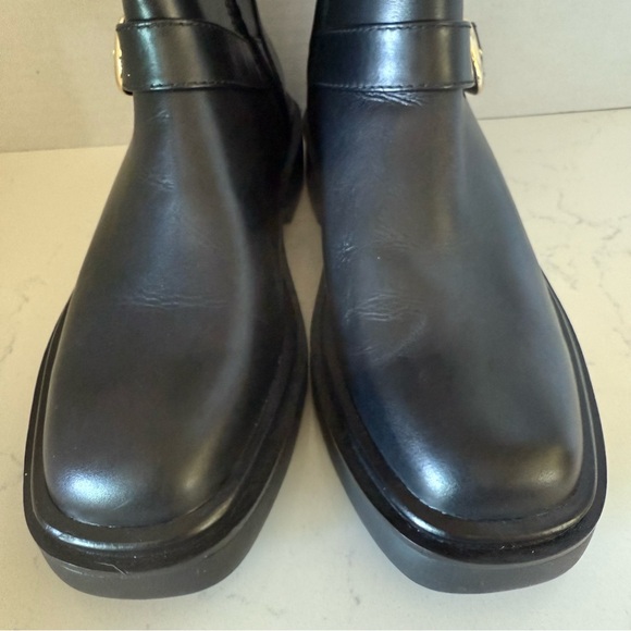 Favorite Daughter Caroline Boots Black Leather Gold Buckles  Women’s Size 6 NWOB - Picture 3 of 4